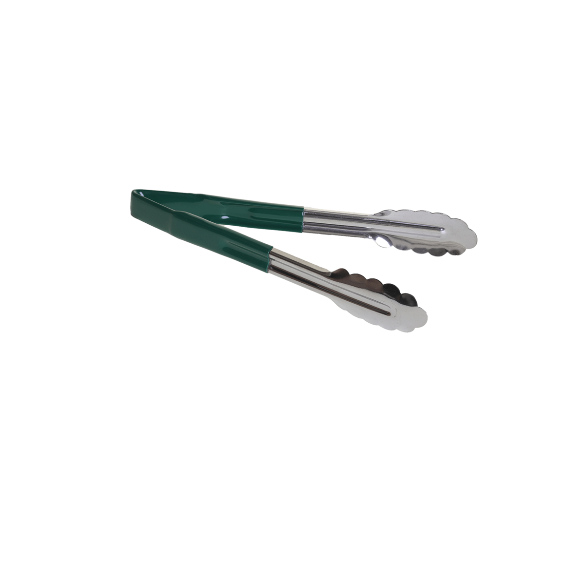 Stainless Steel Serving Tongs 9.5 Inch 24cm Green