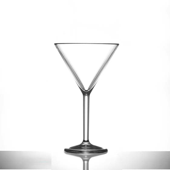 BBP Premium Polycarbonate Martini Glass 7oz 12 Pack