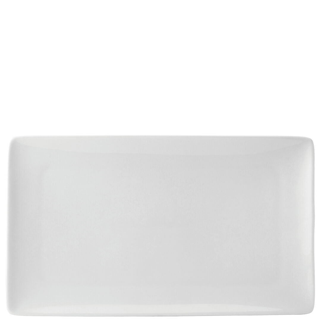 Utopia Pure White Rectangular Plate 210 x 350mm 12 Pack