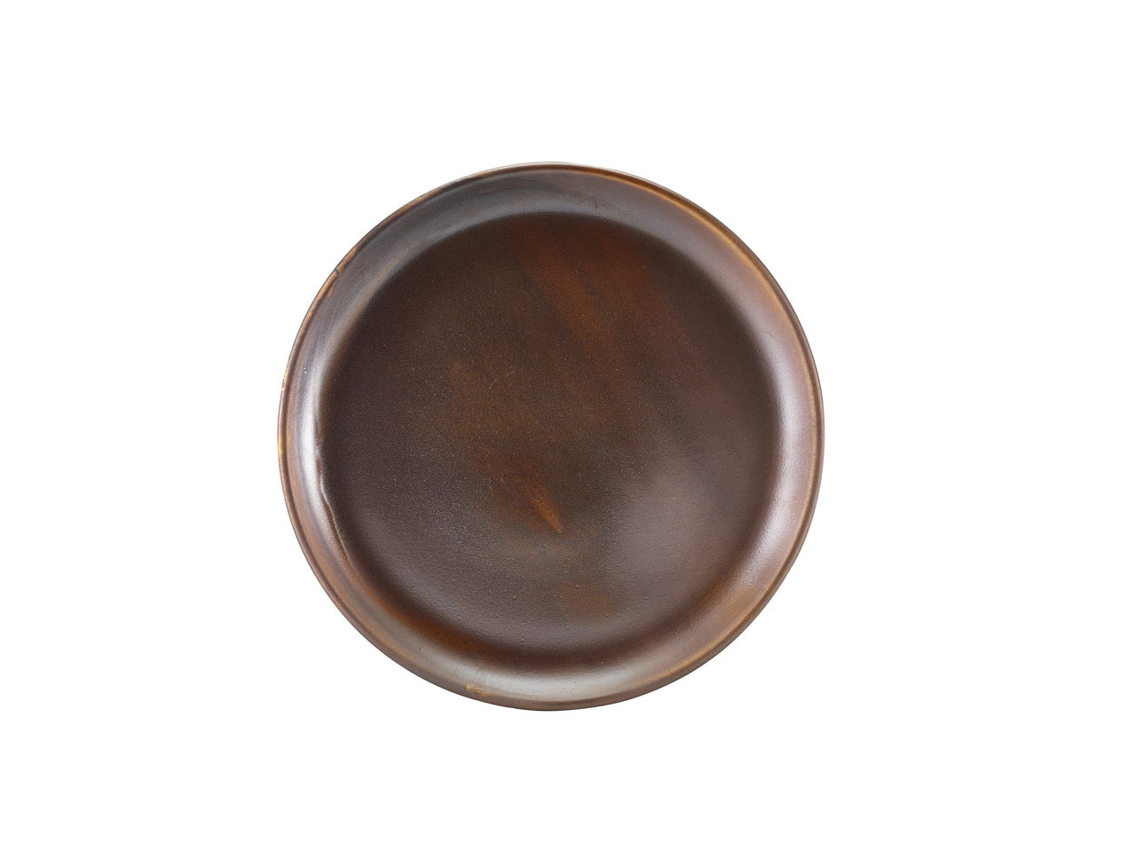 Terra Porcelain Rustic Copper Coupe Plate 27.5cm 6 Pack