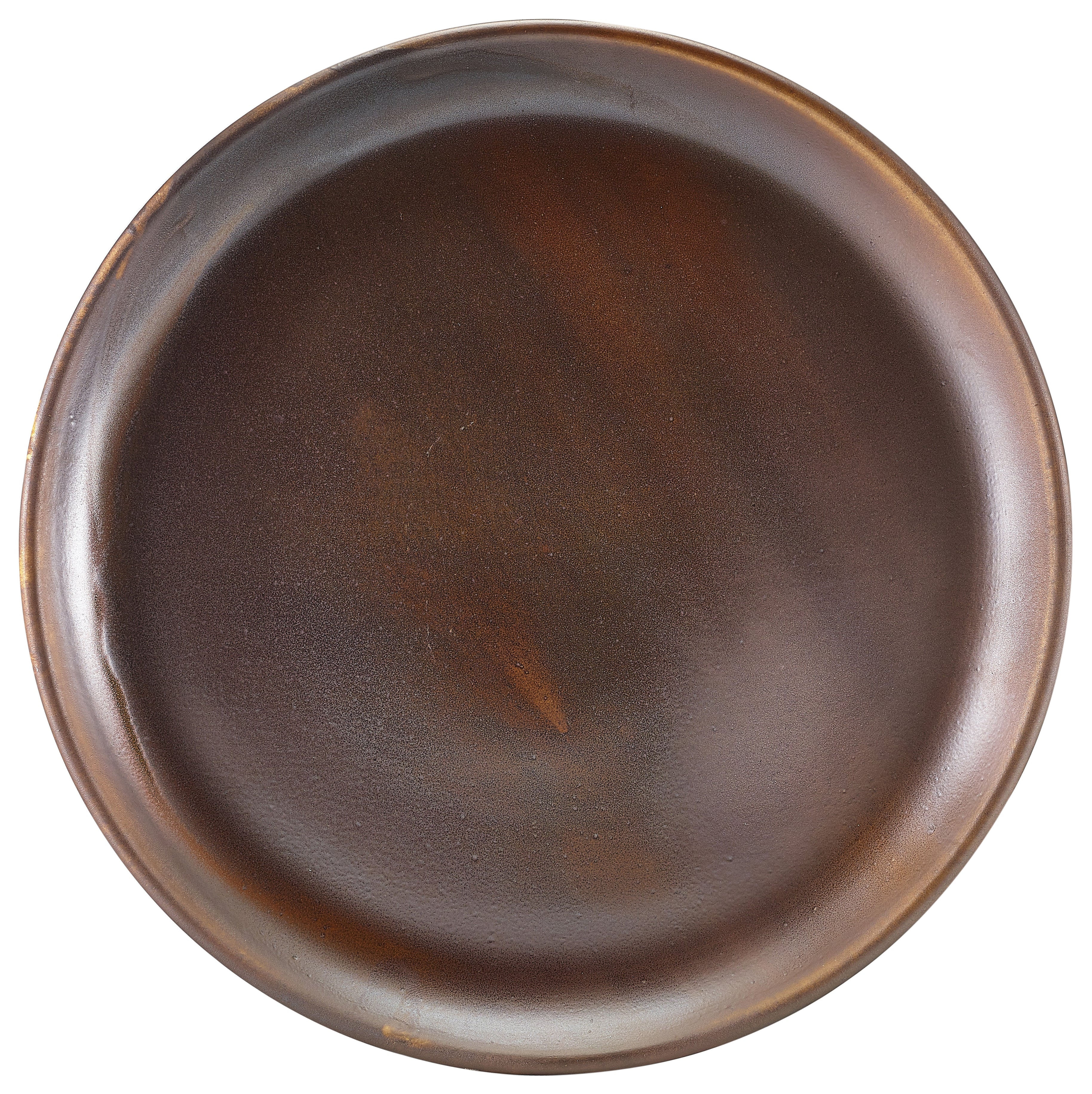 Terra Porcelain Rustic Copper Coupe Plate 30.5cm 6 Pack