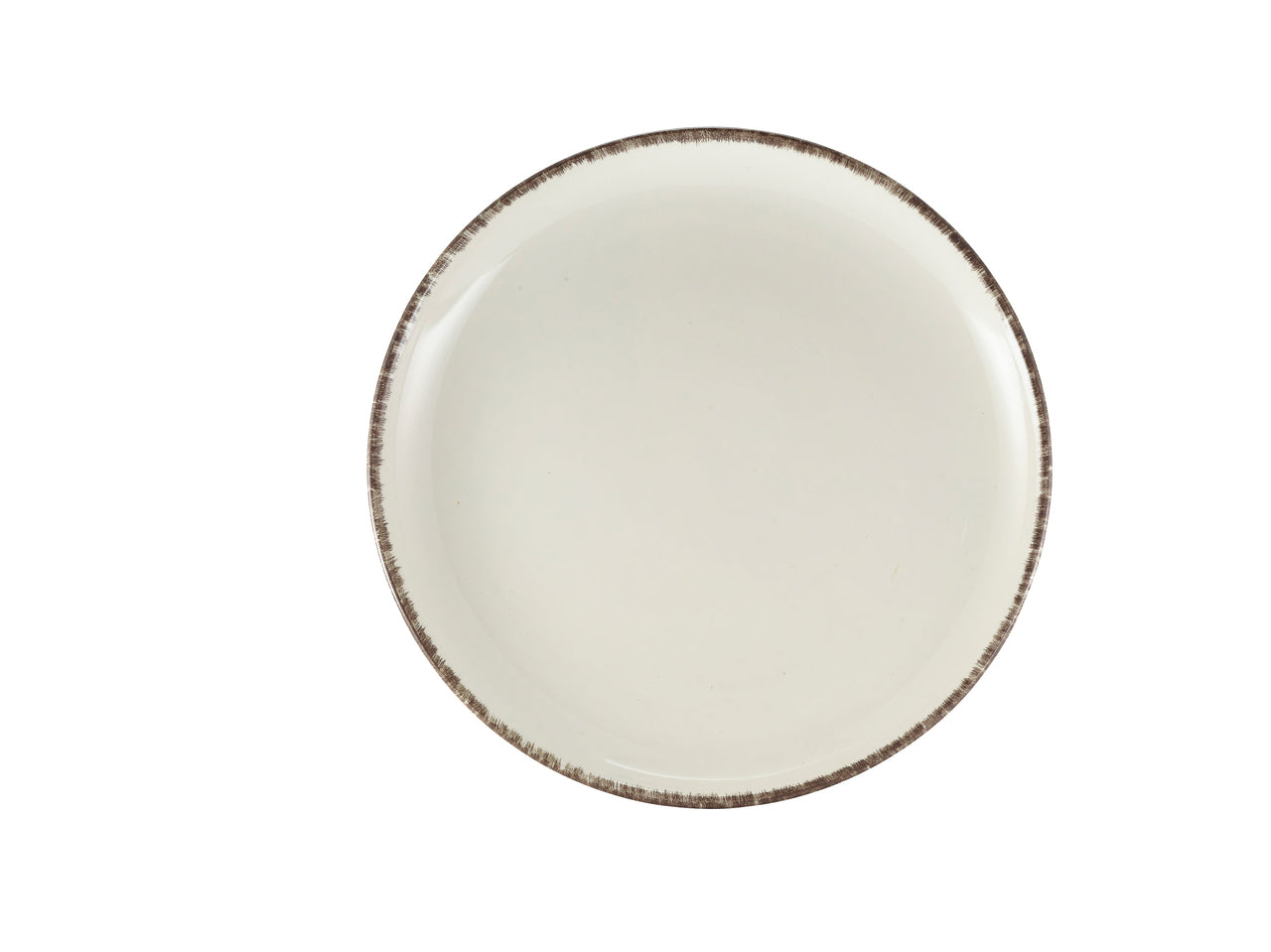 Terra Stoneware Sereno Grey Coupe Plate 27.5cm 6 Pack