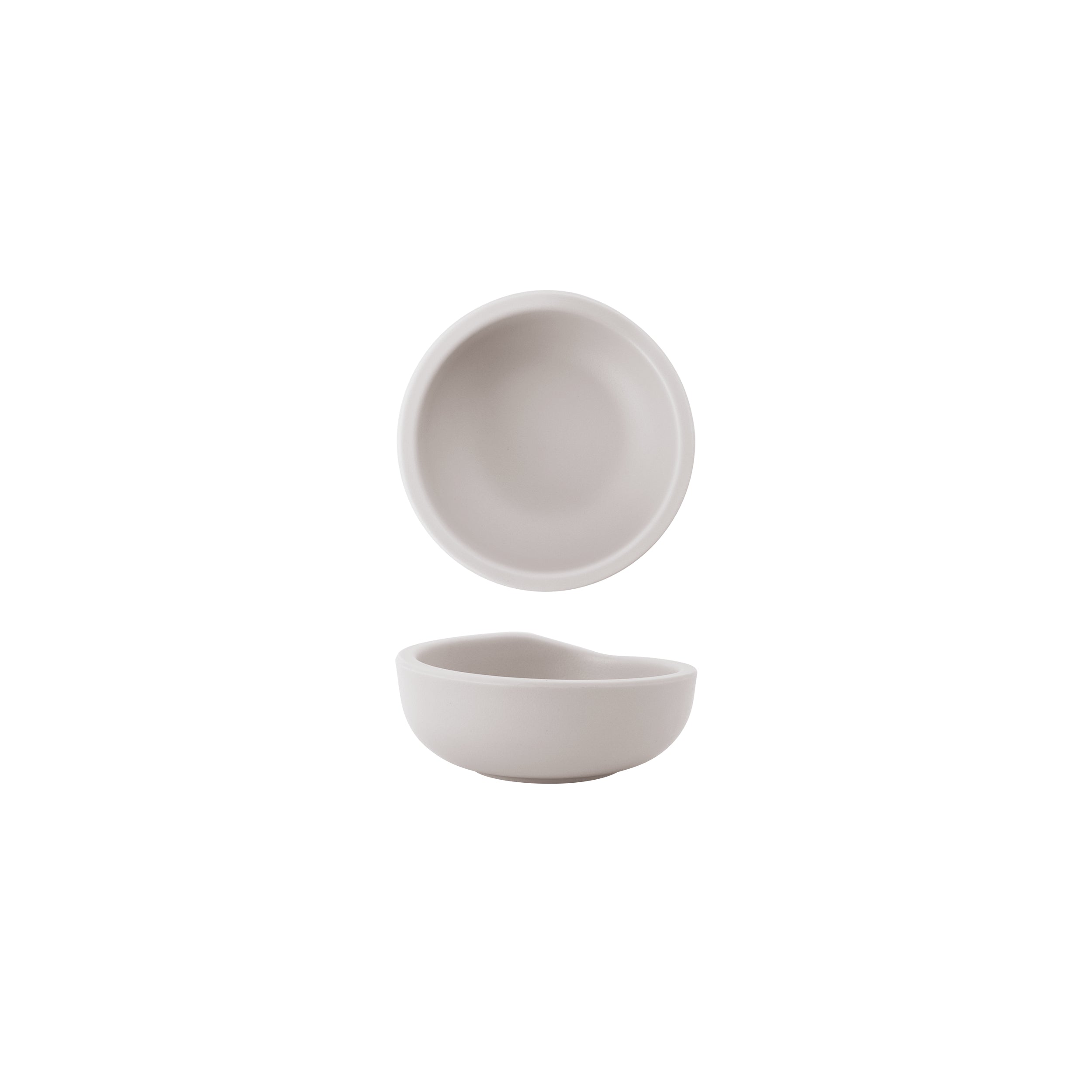 White Copenhagen Round Melamine Bowl 8.5 x 3.5cm 24 Pack