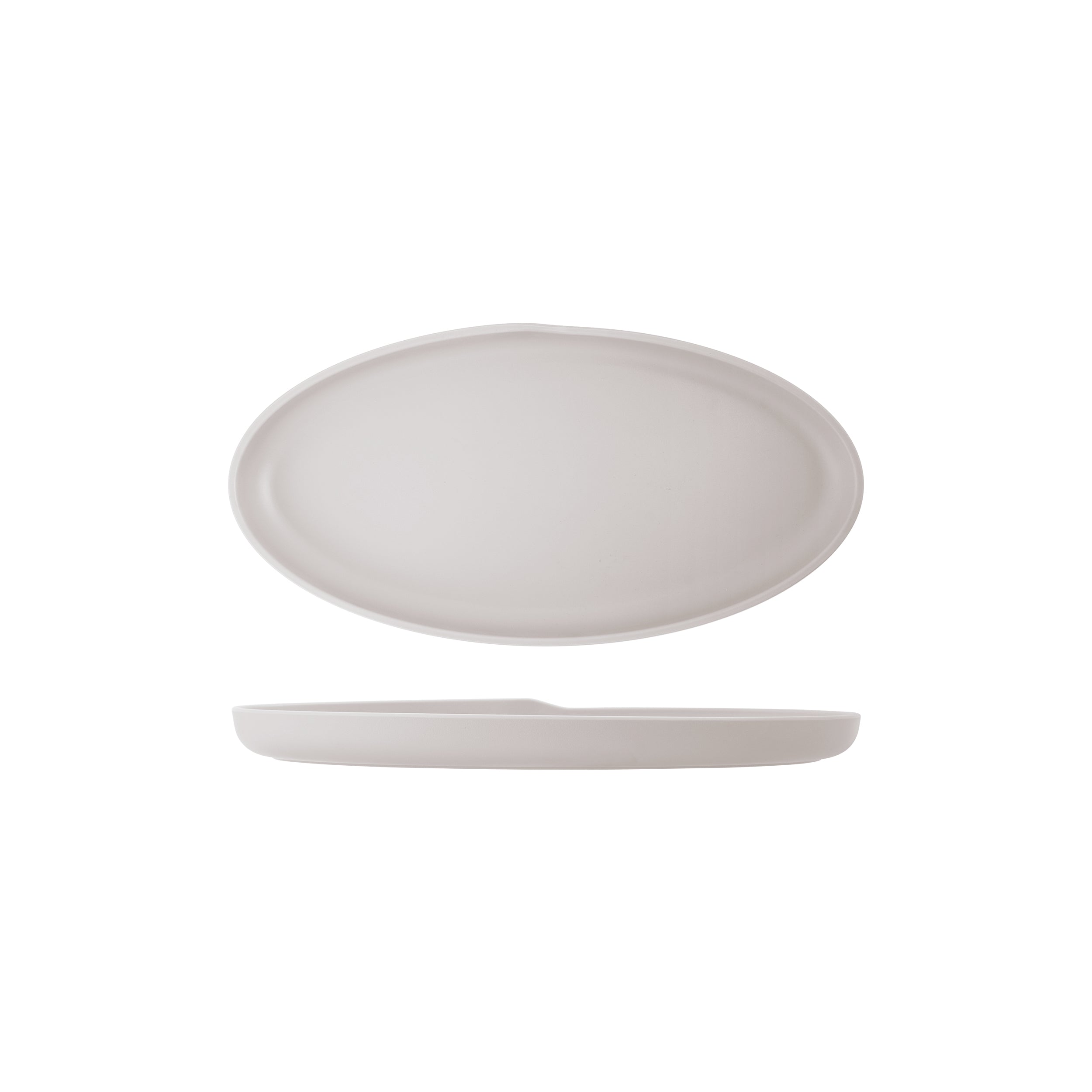 White Copenhagen Oval Melamine Dish 40 x 20cm