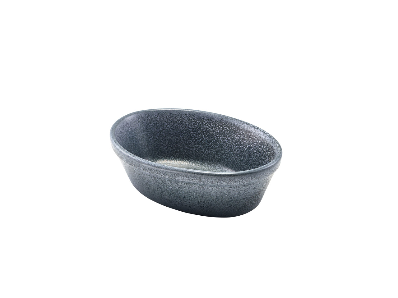 Forge Graphite Stoneware Oval Pie Dish 16cm 6 Pack