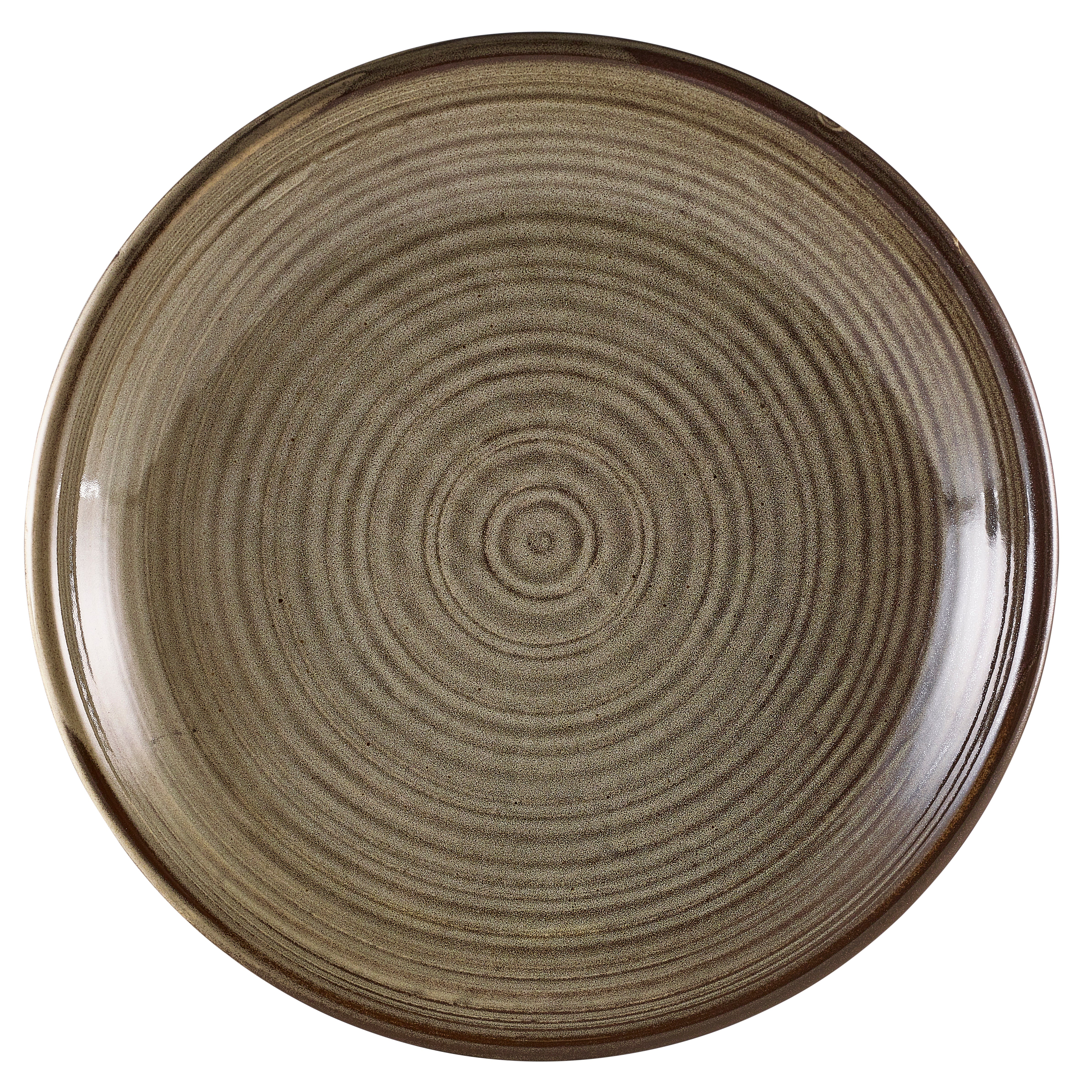 Terra Porcelain Grey Deep Coupe Plate 28cm 3 Pack