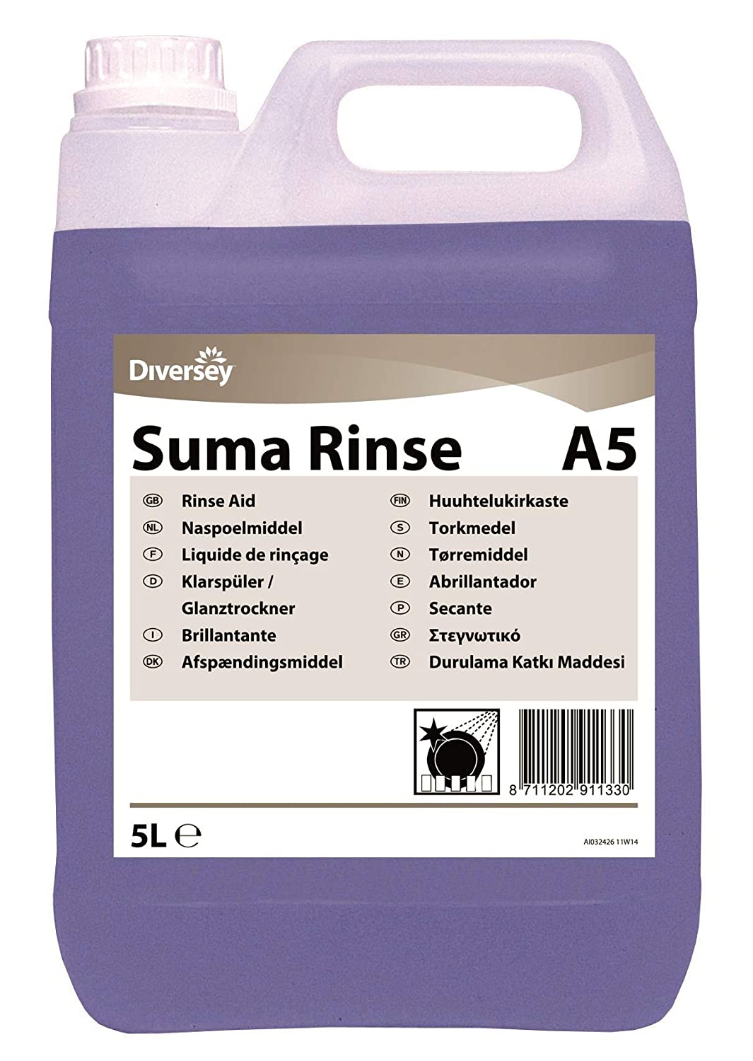 Suma A5 Rinse Aid 5Ltr