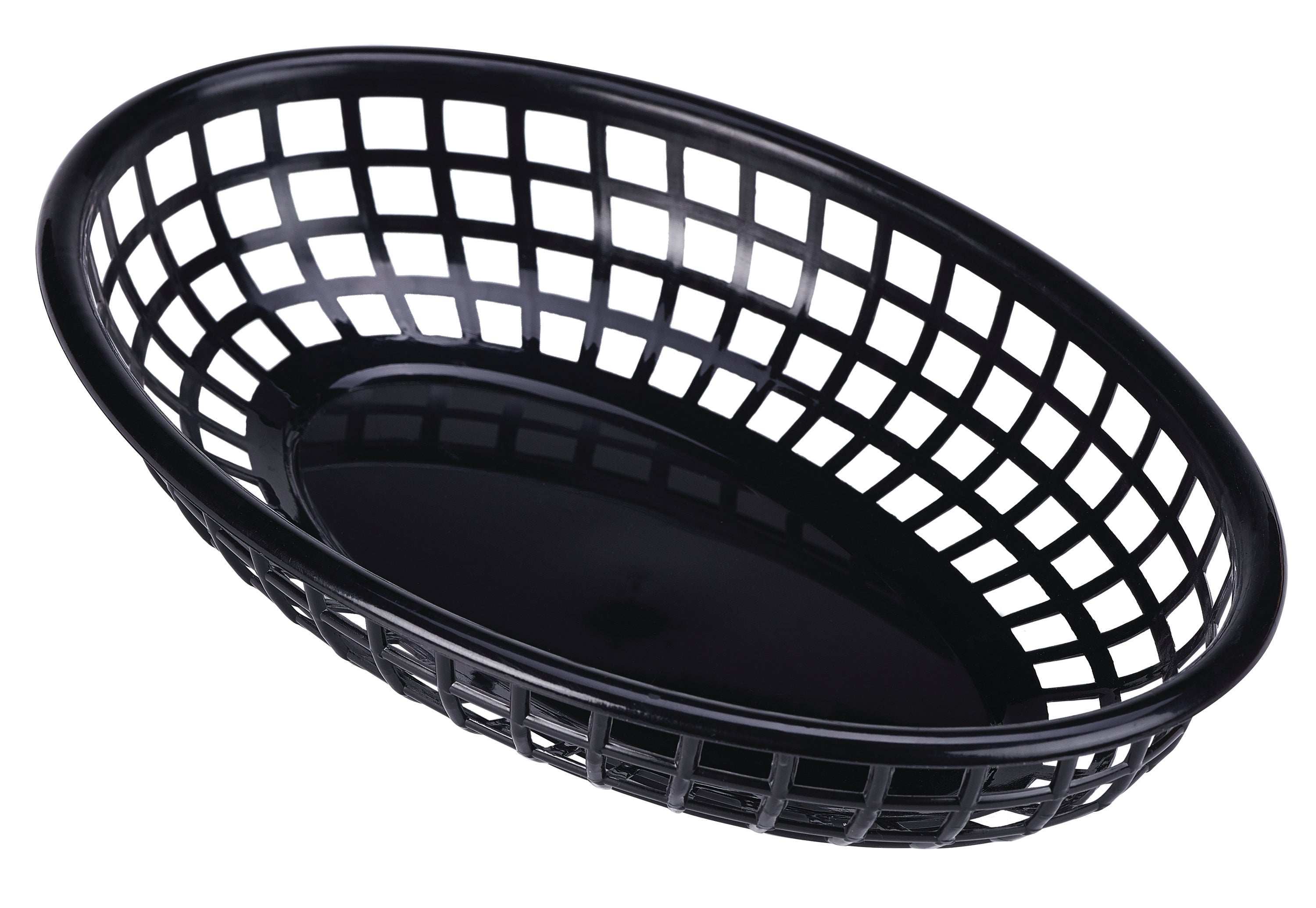 Fast Food Basket Black 23.5 x 15.4cm 6 Pack