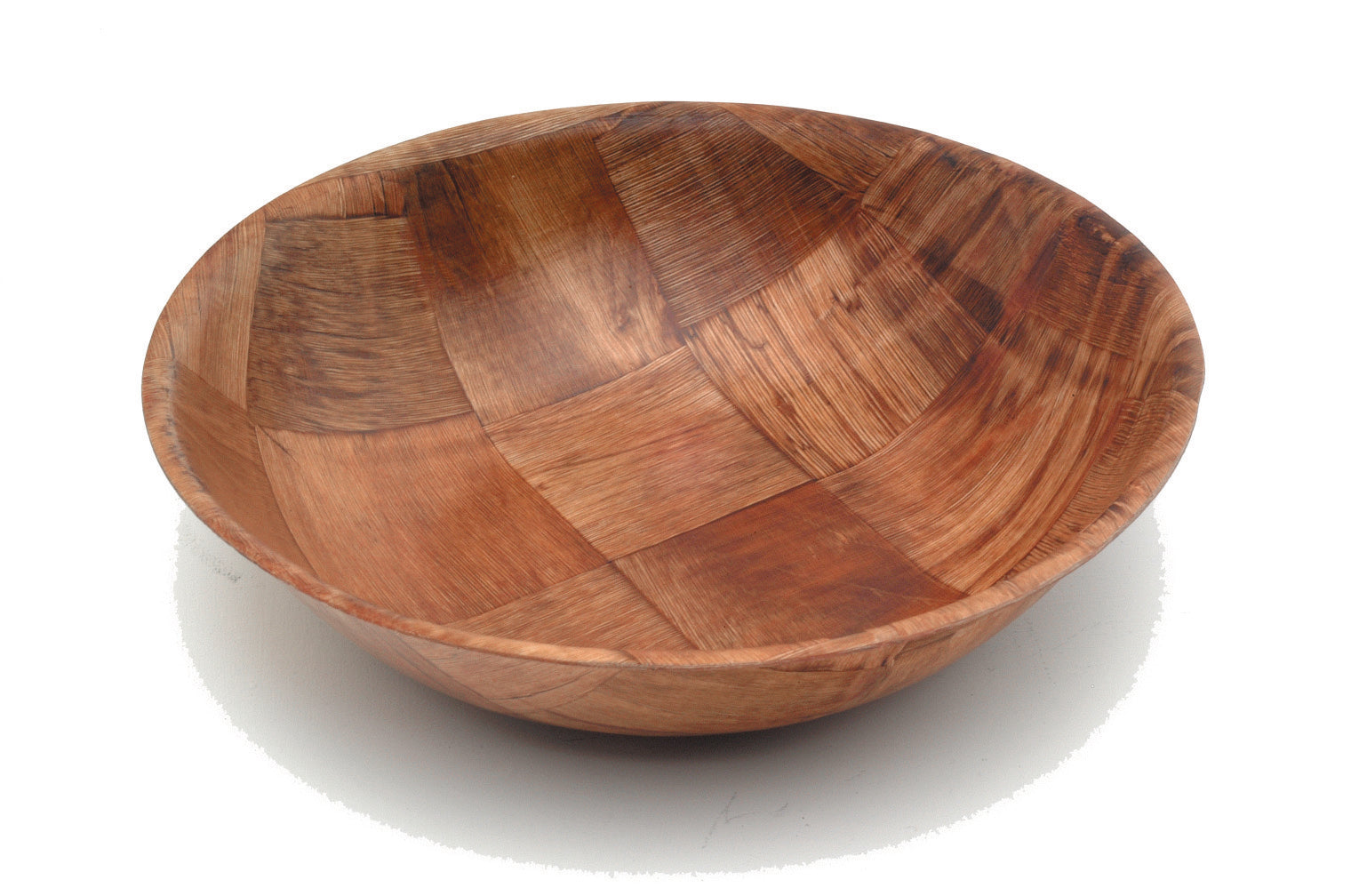 Woven Wood Bowls 8" Dia 12 Pack