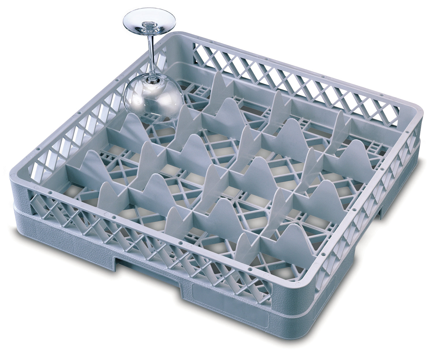 Genware 16 Comp Glass Rack With 2 Extenders