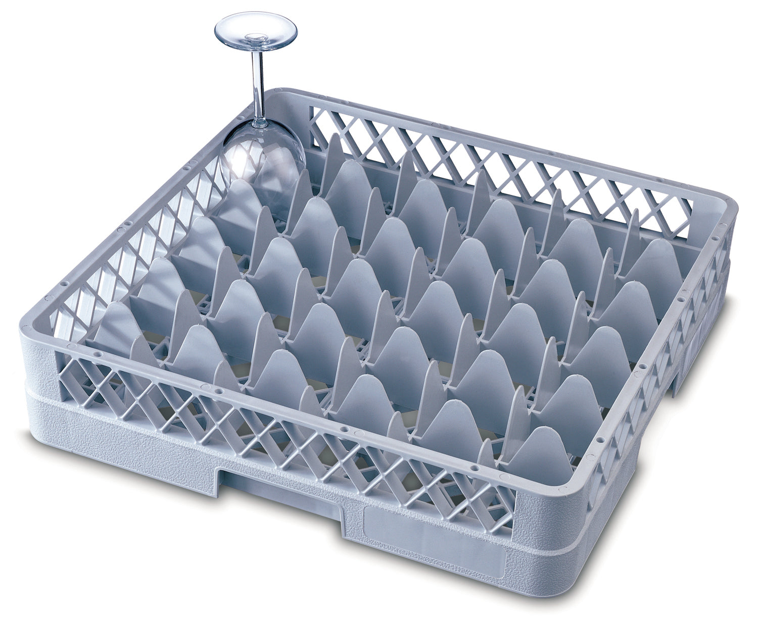 Genware 36 Comp Glass Rack With 2 Extenders