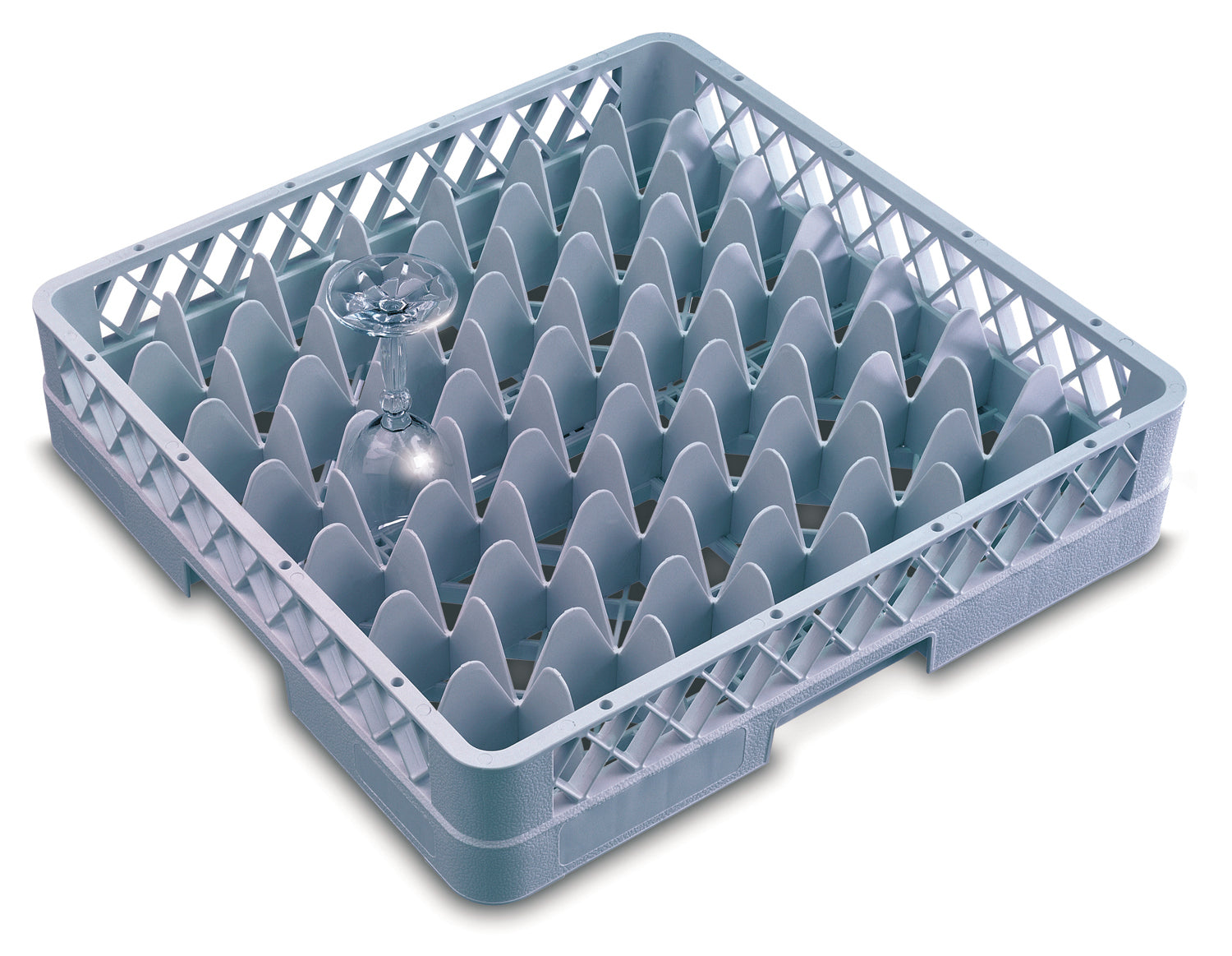 Genware 49 Compartment Glass Rack