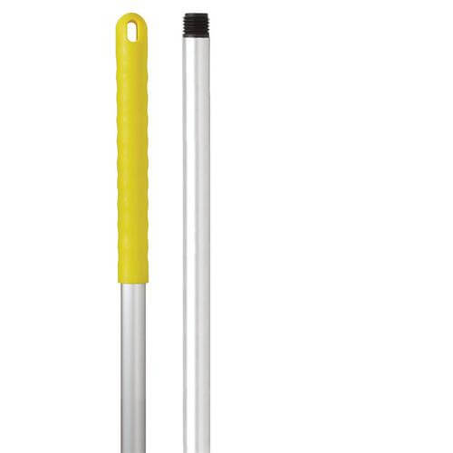 Yellow Steel Broom And Mop Handle 125cm