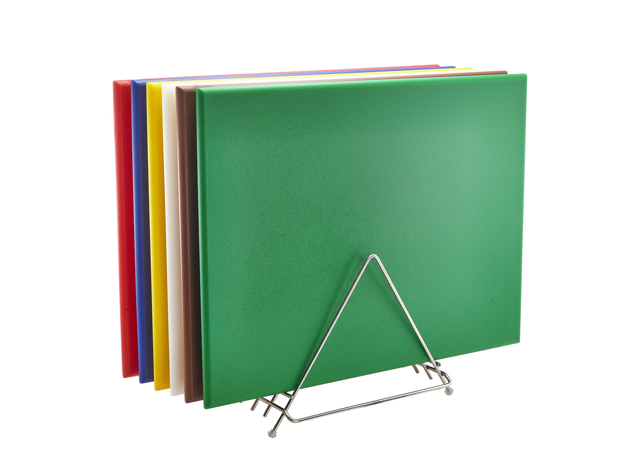 High Density Chopping Board And Rack Set 24 x 18 x 0.75"