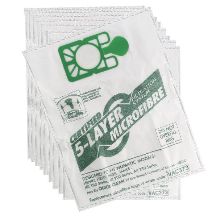 Numatic Henry Vacuum Dust Bags 10 Pack