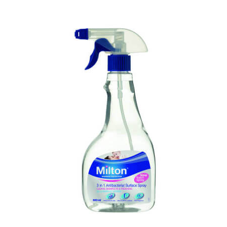 Milton Anti Bac Surface Spray Ready To Use 500ml 6 Pack