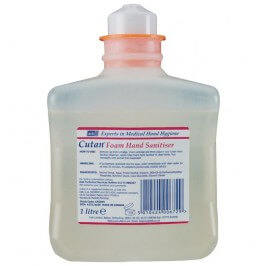 Deb Cutan Foam Hand Sanitiser 1L Cartridge CFS39H 6 Pack