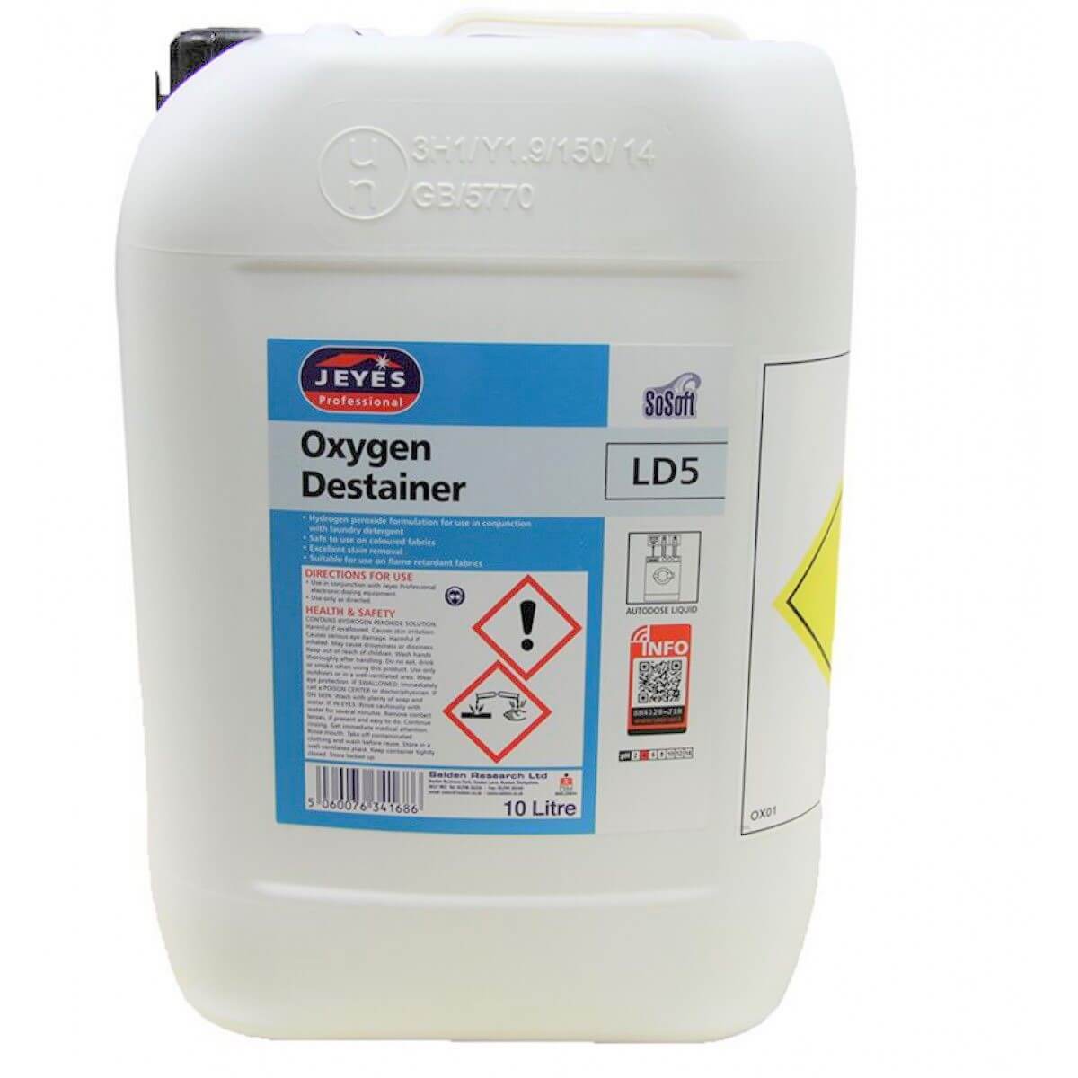 Jeyes LD5 Oxygen Destainer 10Ltr