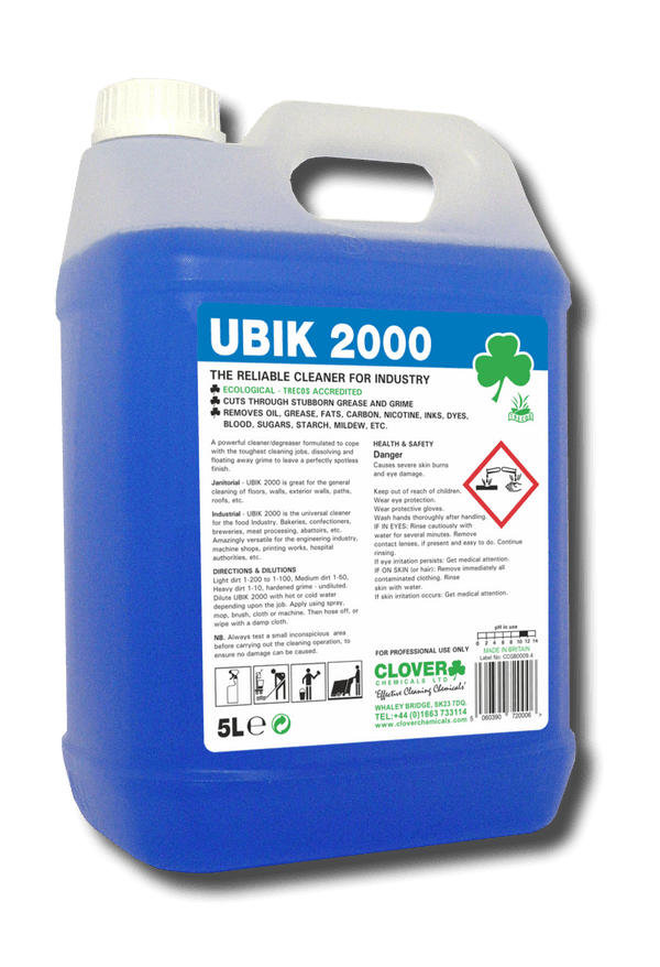 Ubik 2000 Degreaser 5ltr 2 Pack