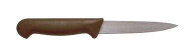 Genware 4" Vegetable Knife Brown