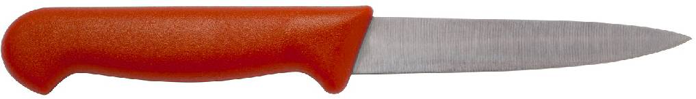 Genware 4" Vegetable Knife Red