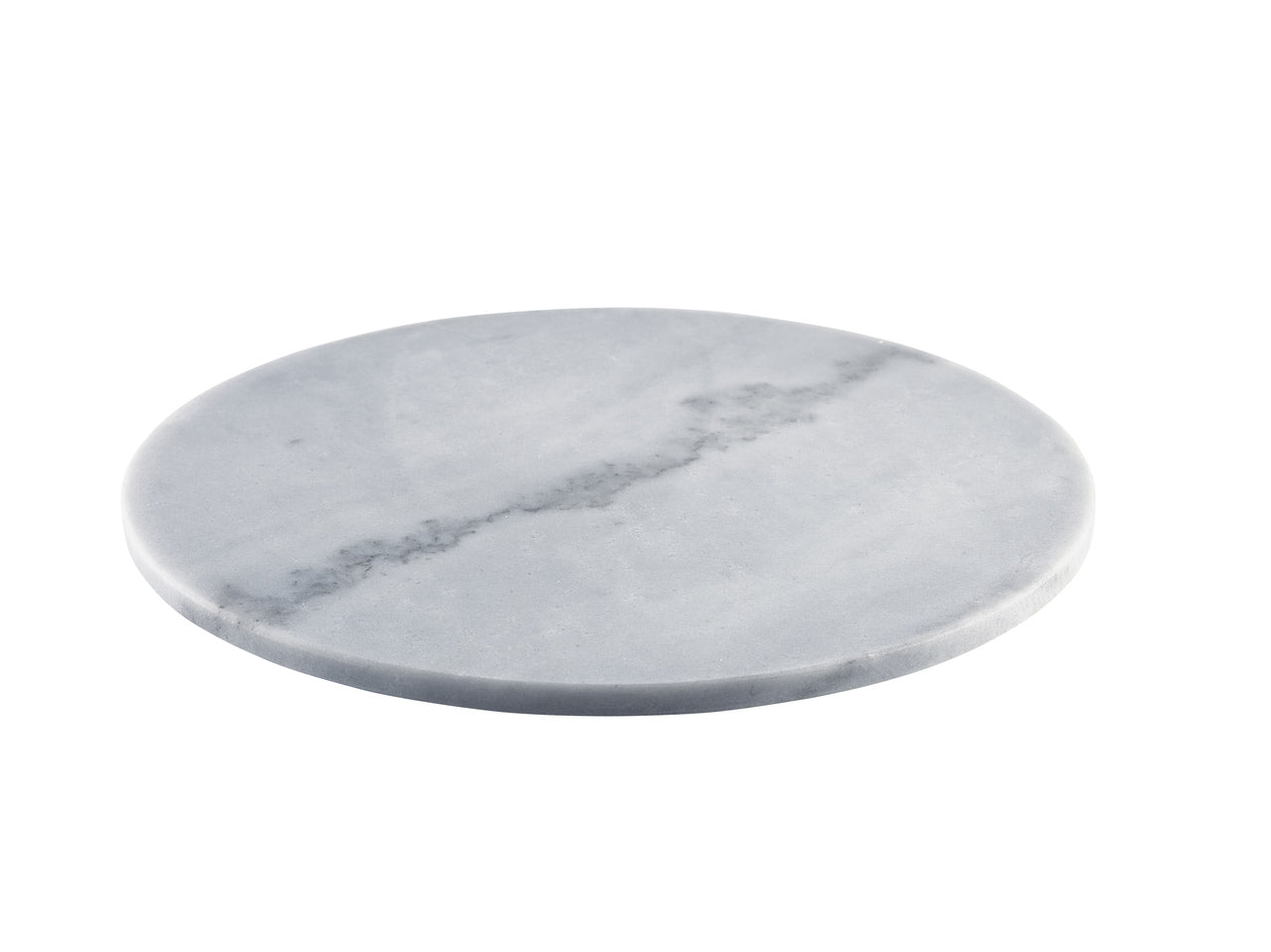 Grey Marble Platter 33cm Dia