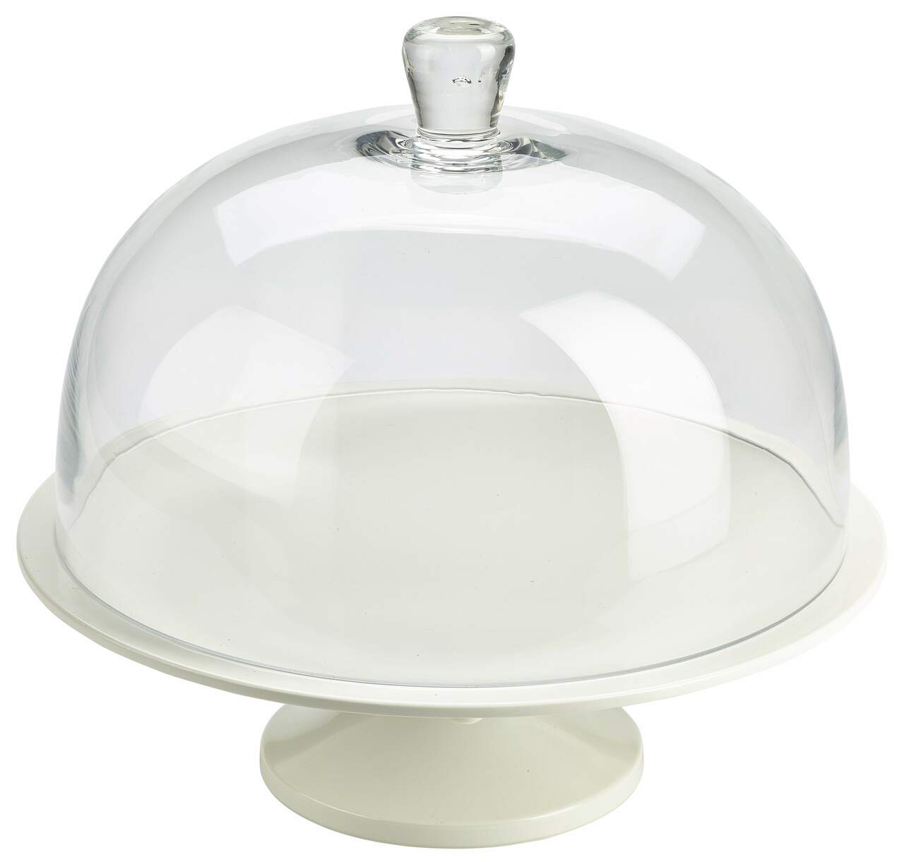 White Melamine Cake Stand 33cm/13"