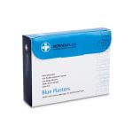 Blue Food Area Plasters 7.5 x 2.5cm 100 Pack