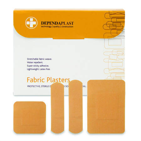 Fabric Plasters Assorted Sizes 100 Pack