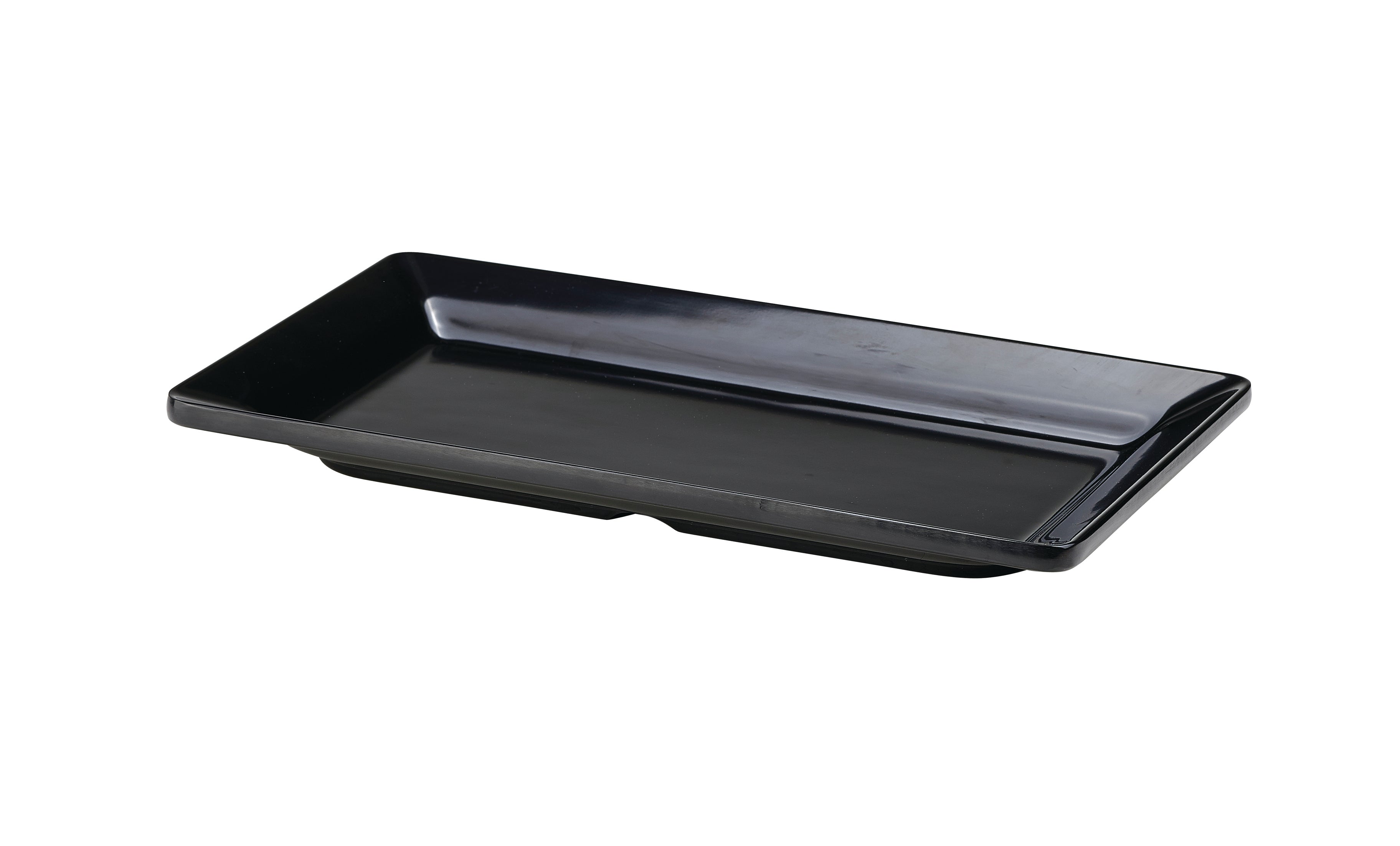 Black Melamine Platter GN 1/3 Size 32X17.5cm