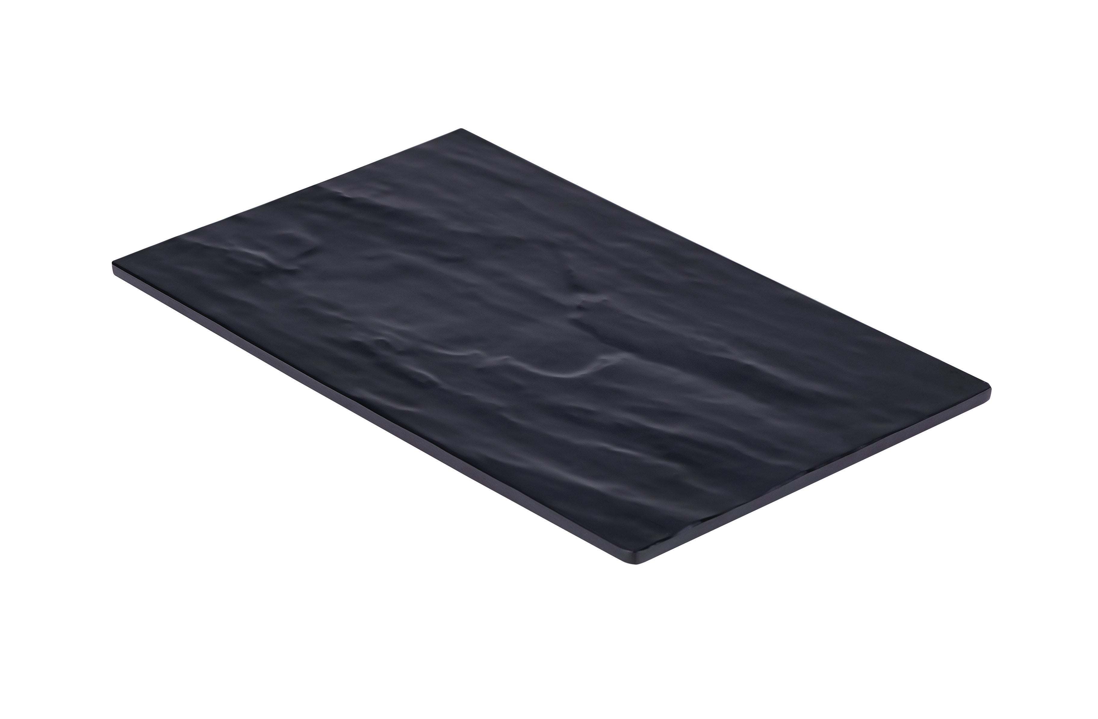 Slate Melamine Platter GN 1/4 26.5X16cm