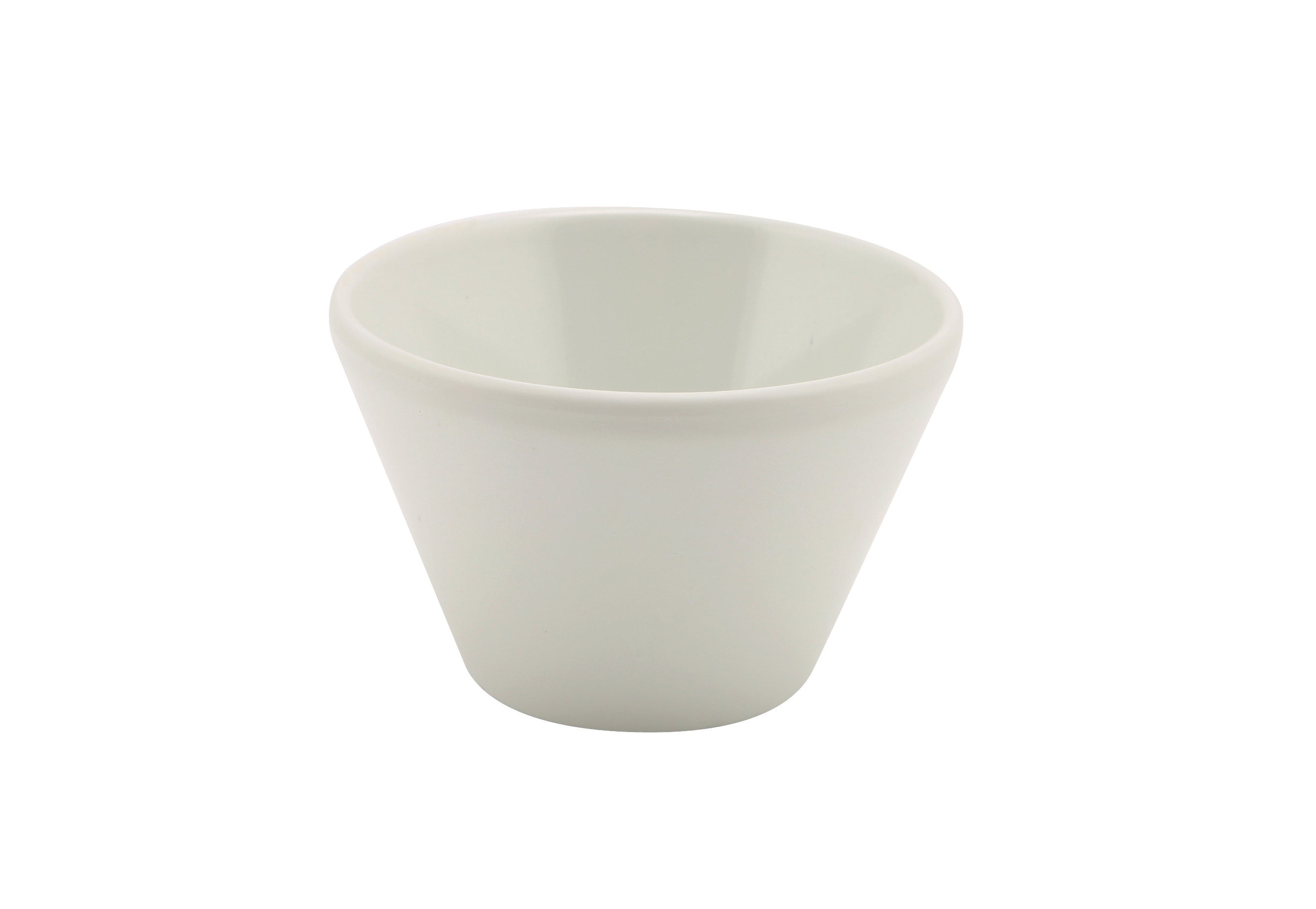 White Melamine Conical Buffet Bowl 8.5cm