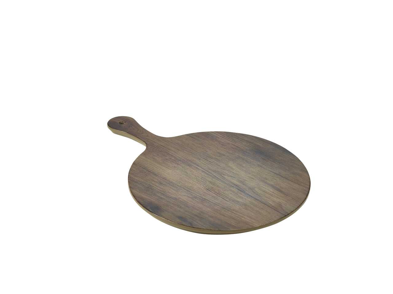 Wood Effect Melamine Paddle Board Round 17"