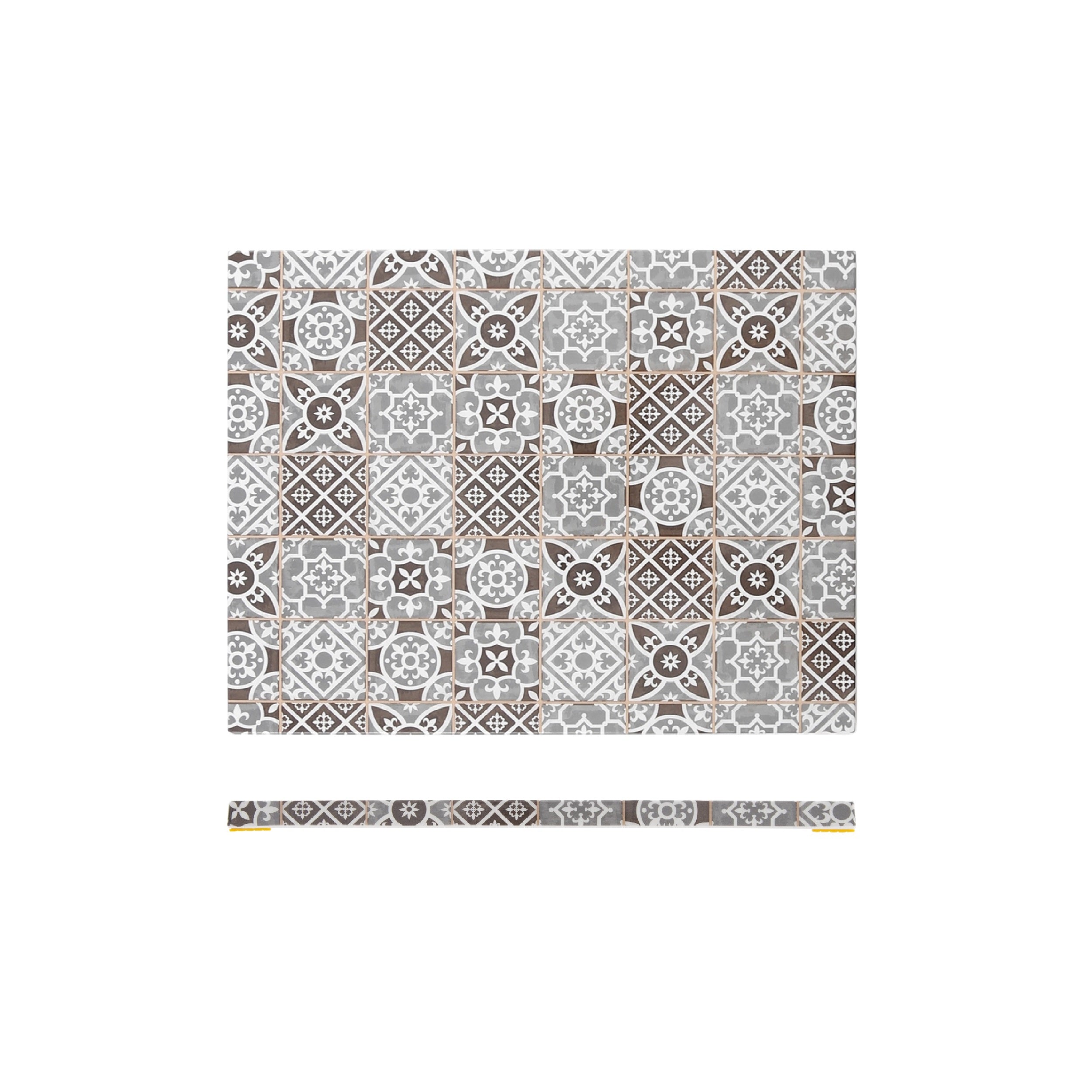 Grey Marrakesh Melamine GN1/2 Slab 32.5 x 26.5cm