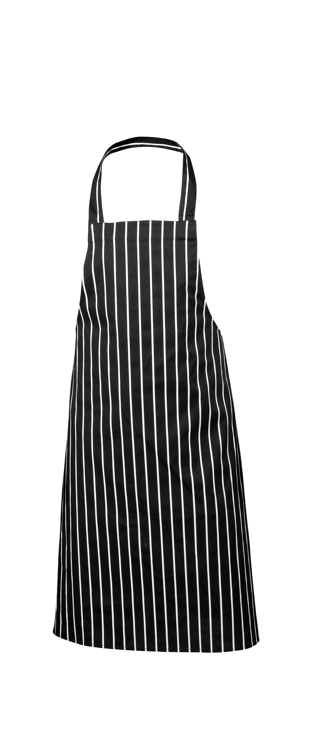 Black Butchers Stripe Bib Apron 70x100cm