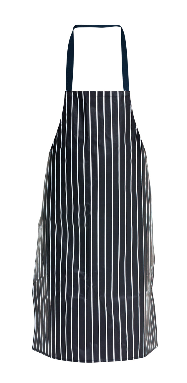 PVC Butchers Stripe Waterproof Apron 72X100cm