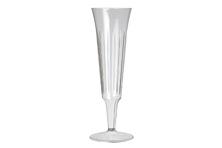 Disposable Recyclable PP 135ml Champagne Flutes 150 Pack