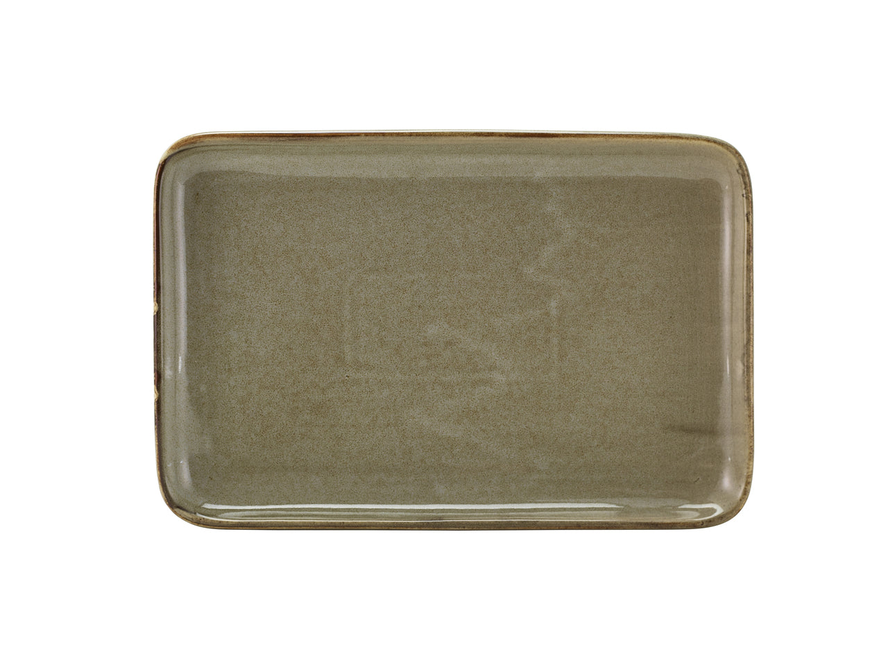 Terra Porcelain Grey Rectangular Platter 30 x 20cm 3 Pack