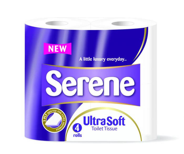 Serene 3 Ply Toilet Roll 40 Pack