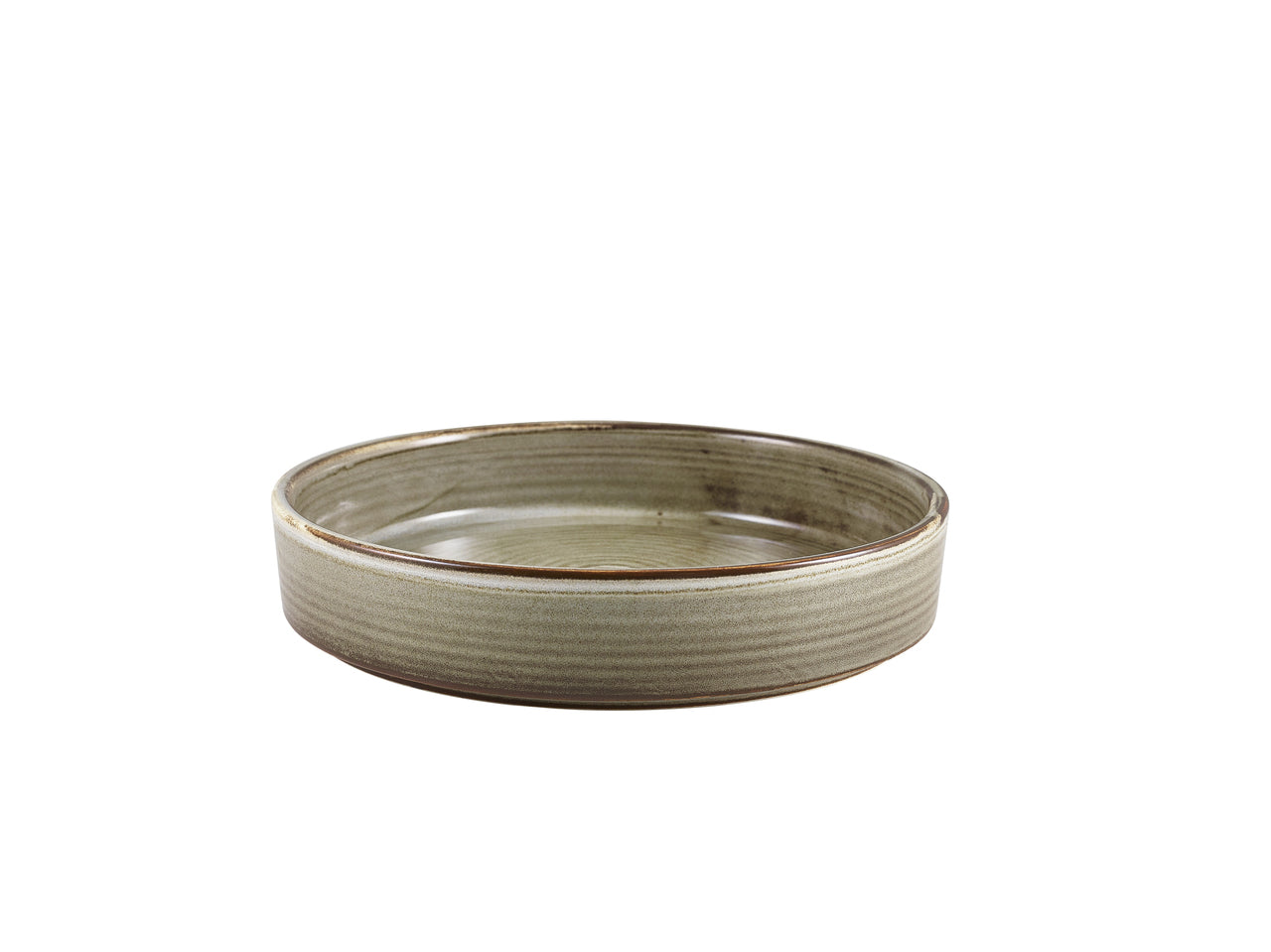 Terra Porcelain Grey Presentation Bowl 20.5cm 6 Pack