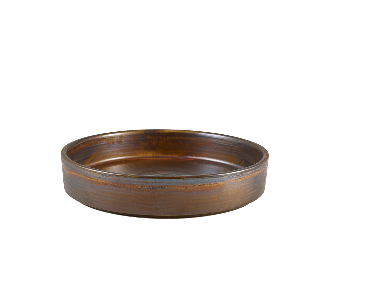 Terra Porcelain Rustic Copper Presentation Bowl 20.5cm 6 Pack