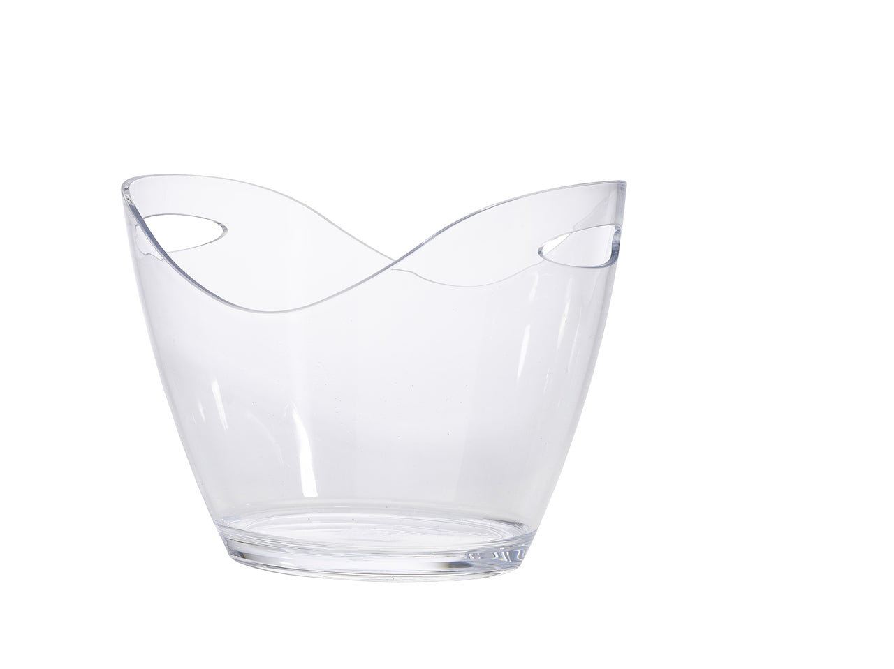 Clear Plastic Champagne Bucket Large