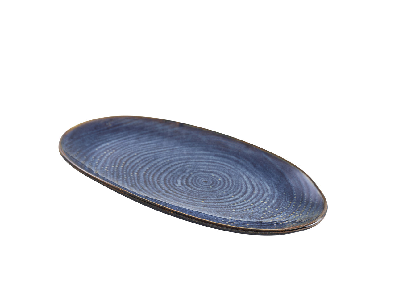 Terra Porcelain Aqua Blue Organic Platter 31cm 6 Pack