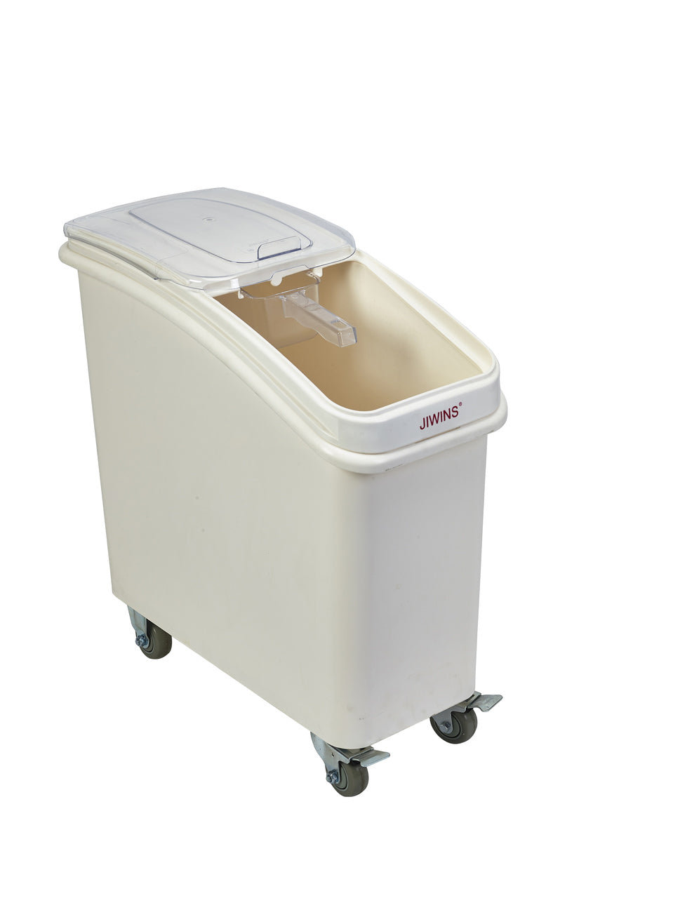 Polypropylene Mobile Ingredient Bin with Scoop 81 Litre