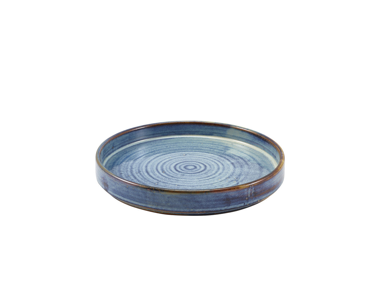 Terra Porcelain Aqua Blue Presentation Plate 20.5cm 6 Pack