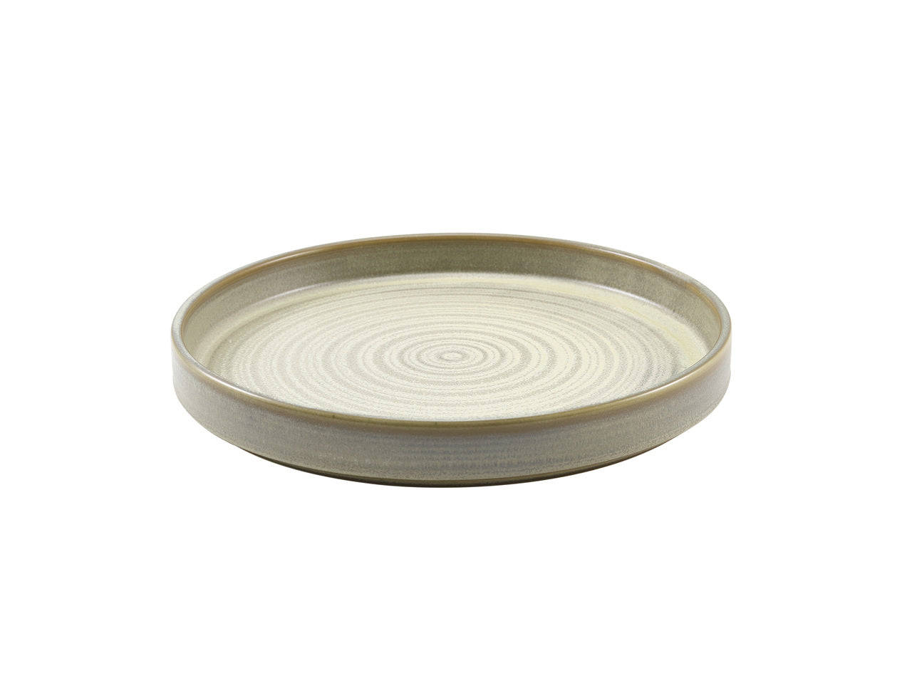 Terra Porcelain Matt Grey Presentation Plate 26cm 6 Pack