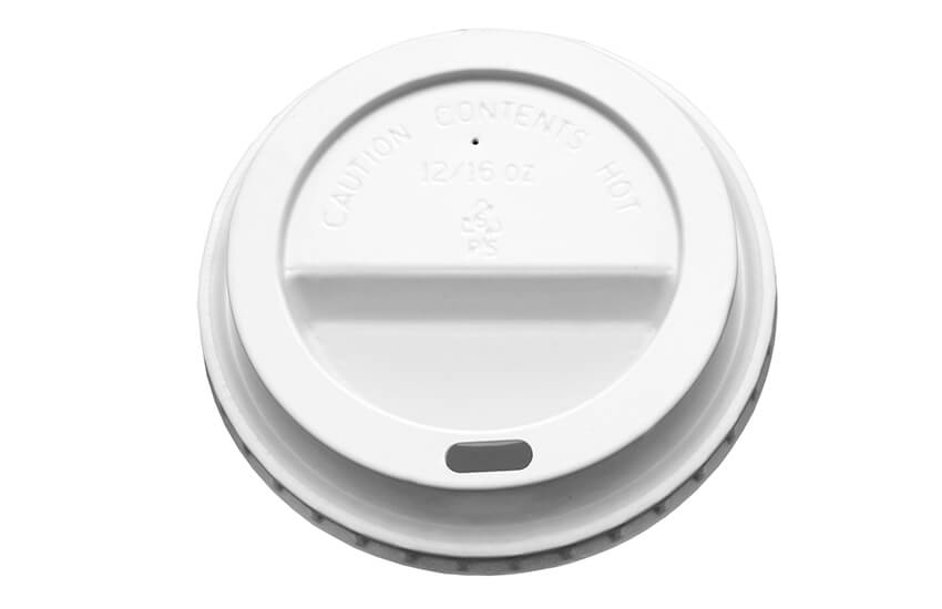 Coffee Cup Lid For 12 & 16oz Cups White 1000 Pack