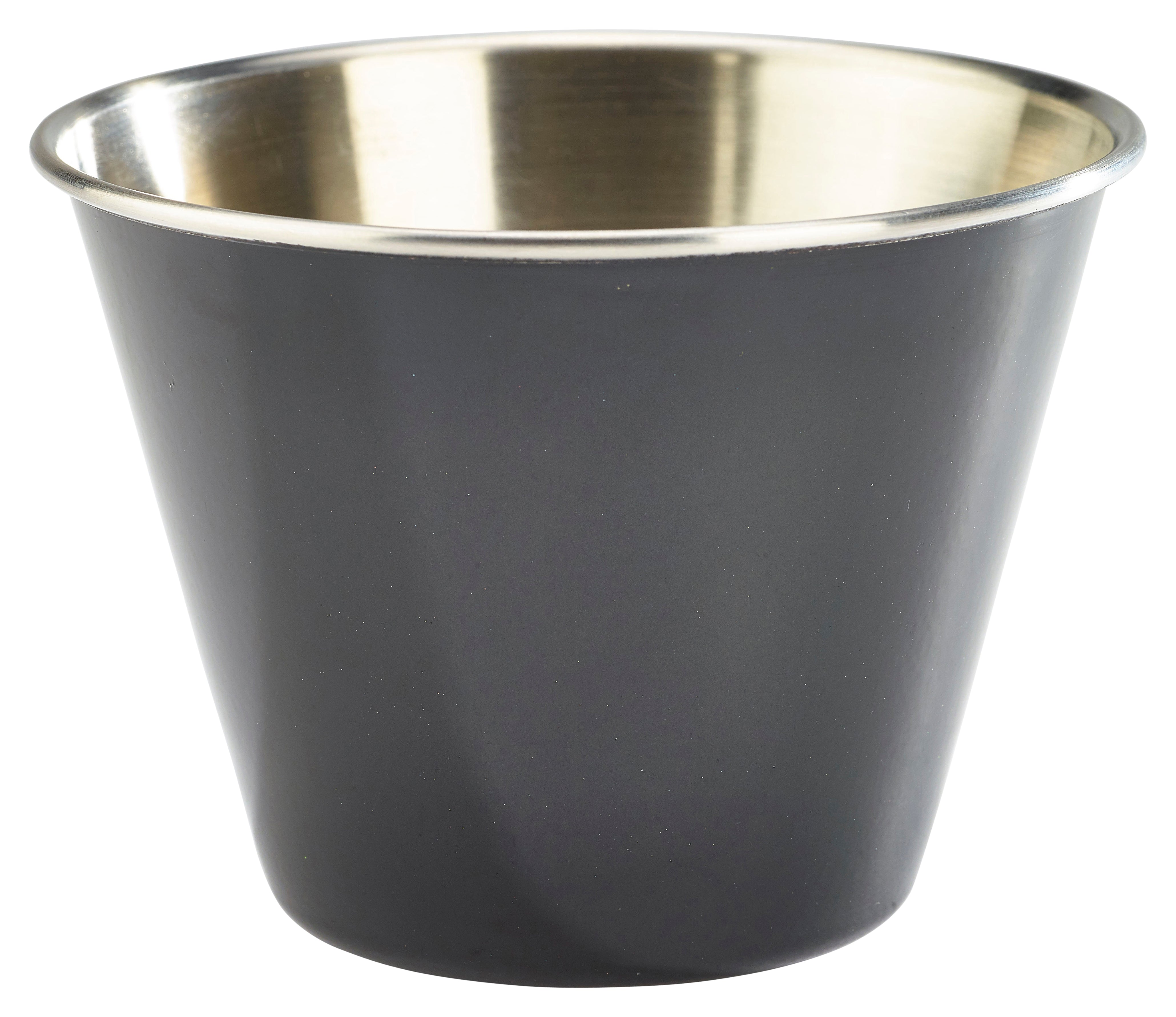 GenWare Black Stainless Steel Ramekin 34cl/12oz 24 Pack