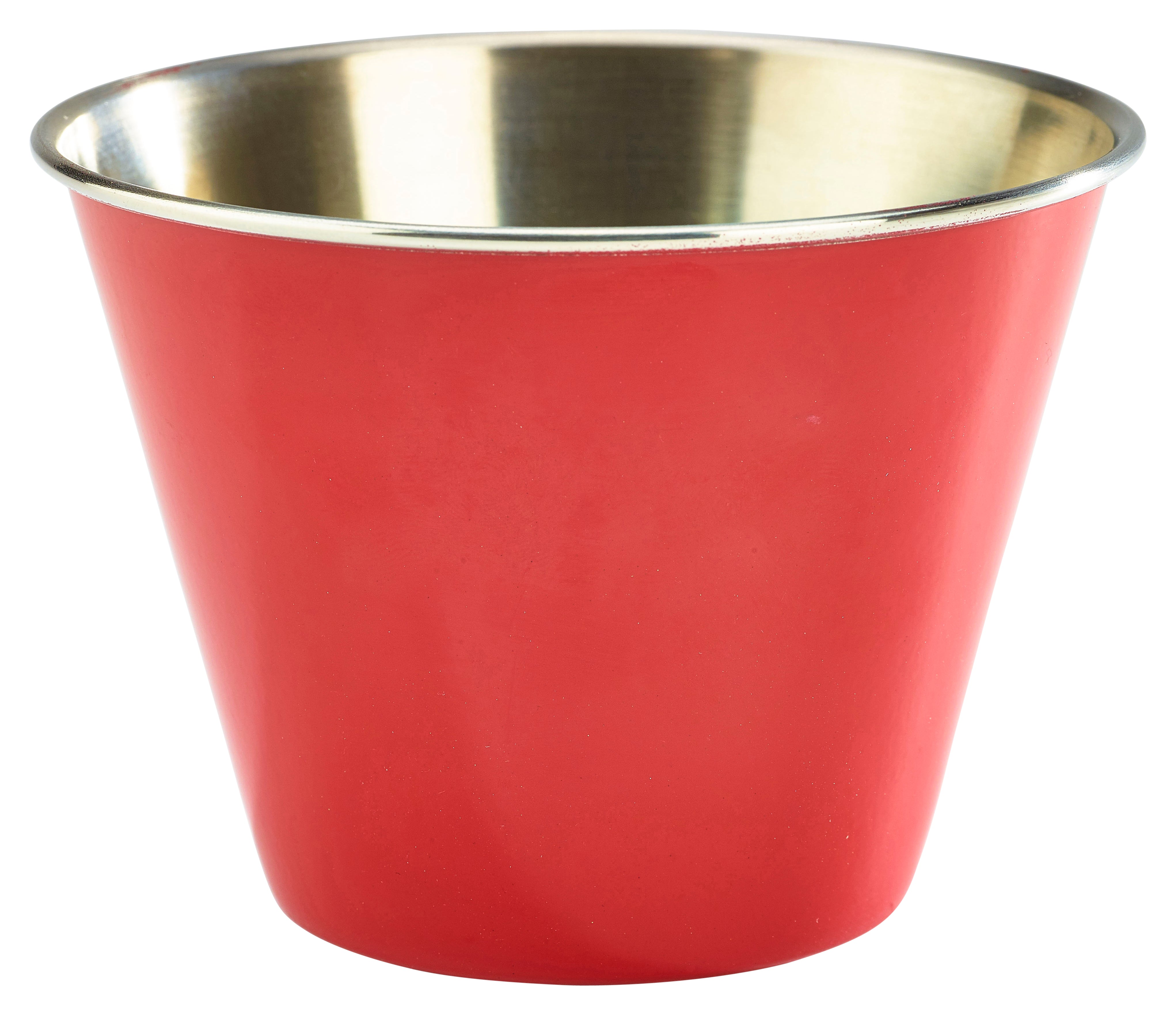 GenWare Red Stainless Steel Ramekin 34cl/12oz 24 Pack