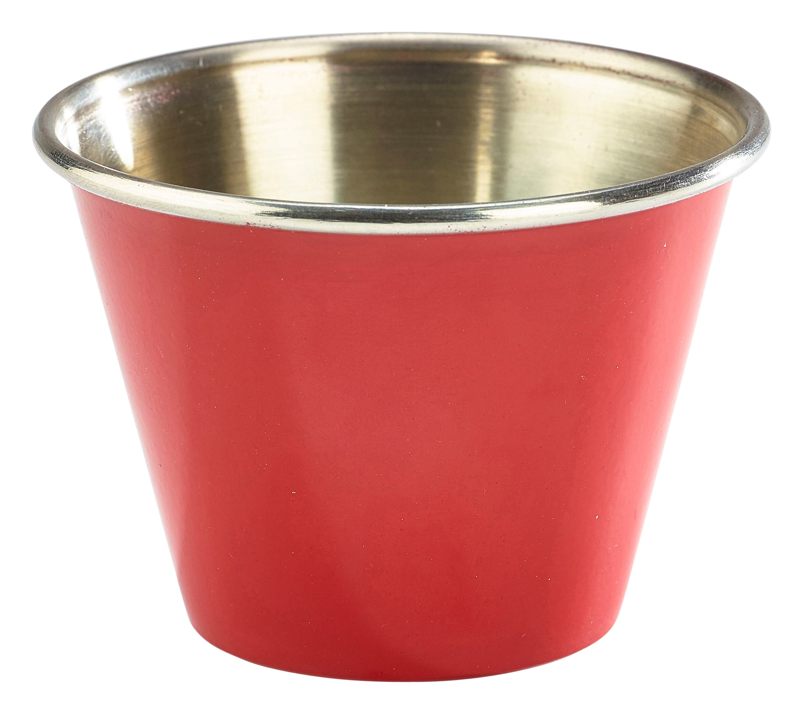 GenWare Red Stainless Steel Ramekin 71ml/2.5oz 24 Pack